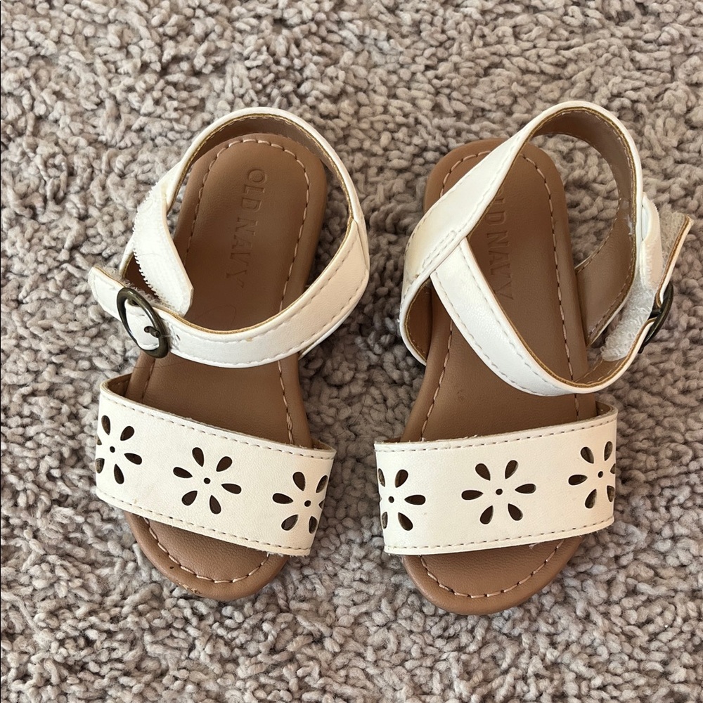 Old Navy Kids Cream Sandals